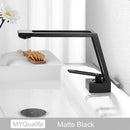 GobekUsa Brass Basin Sink Faucet Mixer with Single Handle for Bathroom Vanity