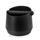 Modern matte black coffee knock box kitchen residue container by Decorbites