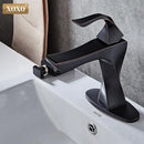 GobekUsa Contemporary Brass Basin Faucet with Single Handle Mixer for Bathroom