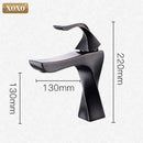 GobekUsa Contemporary Brass Basin Faucet with Single Handle Mixer for Bathroom