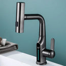 GobekUsa Digital Display Waterfall Basin Faucet with 3 Modes - Hot Cold Mixer Tap
