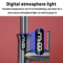 GobekUsa Digital Display Waterfall Kitchen Sink Faucet with Pull Out Sprayer