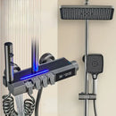 GobekUsa Digital Display Brass Thermostatic Shower Faucet Set for Bathroom