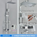 GobekUsa Digital Display Shower Faucet Set with Rain Shower Head