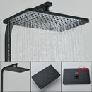 GobekUsa Digital Display Thermostatic Shower Faucet Set with Rain Shower Head