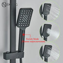 GobekUsa Digital Display Thermostatic Shower Faucet Set Rainfall Shower Mixer