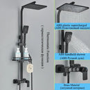 GobekUsa Digital Display Thermostatic Shower Faucet Set Rainfall Shower Mixer