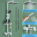 GobekUsa Digital Display Thermostatic Shower Faucet Set Rainfall Shower Mixer