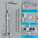 GobekUsa Digital Thermostatic Shower Faucet Set with Bidet Sprayer