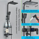 GobekUsa Digital Thermostatic Shower Faucet Set with Bidet Sprayer
