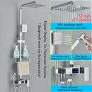 GobekUsa Digital Thermostatic Shower Faucet Set with Bidet Sprayer