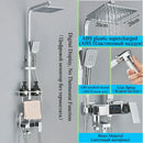 GobekUsa Digital Thermostatic Shower Faucet Set with Bidet Sprayer