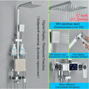 GobekUsa Digital Thermostatic Shower Faucet Set with Bidet Sprayer