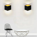 Modern matte black dual-head wall light outdoor sconce decor by Decorbites