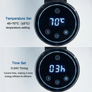 GobekUsa Electric Towel Warmer: Digital Display, Wall Mount, Smart Home Technology