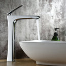 GobekUsa Basin Faucet: Black/White Brass Mixer Tap, Bathroom Sink Water Crane, Hot & Cold.