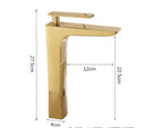 GobekUsa Basin Faucet: Black/White Brass Mixer Tap, Bathroom Sink Water Crane, Hot & Cold.