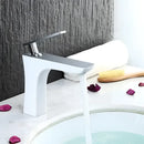 GobekUsa Basin Faucet: Black/White Brass Mixer Tap, Bathroom Sink Water Crane, Hot & Cold.