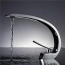 GobekUsa Black & Gold Modern Basin Faucet with Single Handle for Bathroom