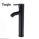 GobekUsa Black Single Handle Luxury Bathroom Faucet Switch Mixer Taps for Wash Basin