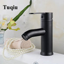 GobekUsa Black Single Handle Luxury Bathroom Faucet Switch Mixer Taps for Wash Basin