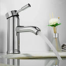 GobekUsa Black Single Handle Luxury Bathroom Faucet Switch Mixer Taps for Wash Basin