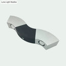 GobekUsa Contemporary Aluminum Wall Mounted LED Sconce Light in Silver Finish with Warm/White Lighting