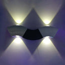 GobekUsa Contemporary Aluminum Wall Mounted LED Sconce Light in Silver Finish with Warm/White Lighting