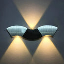 GobekUsa Contemporary Aluminum Wall Mounted LED Sconce Light in Silver Finish with Warm/White Lighting