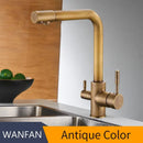 GobekUsa Kitchen Faucet Mixer Tap with 360 Rotation and Water Purification