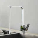 GobekUsa Brushed Nickel Kitchen Faucet | 360 Rotate Hot Cold Mixer Tap | Single Lever