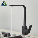 GobekUsa Brushed Nickel Kitchen Faucet | 360 Rotate Hot Cold Mixer Tap | Single Lever