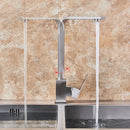 GobekUsa Brushed Nickel Kitchen Faucet | 360 Rotate Hot Cold Mixer Tap | Single Lever
