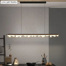 GobekUsa Modern Matte Metal Island LED Ceiling Light with Simple Acrylic Shade