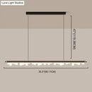GobekUsa Modern Matte Metal Island LED Ceiling Light with Simple Acrylic Shade