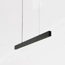 GobekUsa Modern Matte Black LED Dining Room Island Lighting - Simplicity Metal Hanging Light