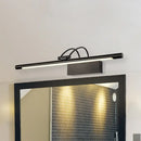 GobekUsa Modern LED Wall Vanity Light Fixture with Metallic Shade - Black, Warm/White Light