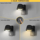 GobekUsa LED Wall Lamp: Touch Dimmer, Adjustable 3-CCT Brightness Wall Sconce