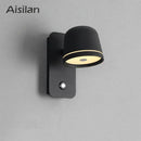 GobekUsa LED Wall Lamp: Touch Dimmer, Adjustable 3-CCT Brightness Wall Sconce