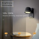 GobekUsa LED Wall Lamp: Touch Dimmer, Adjustable 3-CCT Brightness Wall Sconce