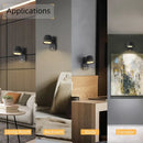 GobekUsa LED Wall Lamp: Touch Dimmer, Adjustable 3-CCT Brightness Wall Sconce