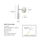 GobekUsa LED Wall Lamp Reading Light Adjustable Rotation Bedroom Spotlight