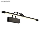 GobekUsa Rotatable Metal Tubular LED Vanity Sconce - Simple Style Wall Mount Lighting for Bath
