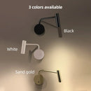 GobekUsa Gold LED Wall Lights 9W Switch Indoor Bedroom Living Room Sconce