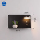 GobekUsa LED Wall Lights with Switch, USB Charging Interface for Bedroom, Living Room Decoration