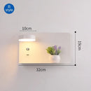 GobekUsa LED Wall Lights with Switch, USB Charging Interface for Bedroom, Living Room Decoration