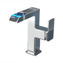 GobekUsa LED Waterfall Basin Faucet with Temperature Display - 360° Rotation