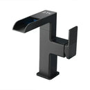 GobekUsa LED Waterfall Basin Faucet with Temperature Display - 360° Rotation
