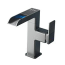 GobekUsa LED Waterfall Basin Faucet with Temperature Display - 360° Rotation