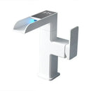GobekUsa LED Waterfall Basin Faucet with Temperature Display - 360° Rotation